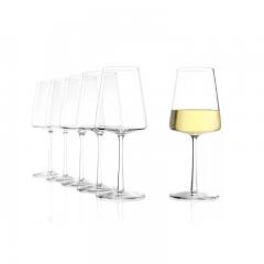 Set 6 pahare vin alb 420 ml Power
