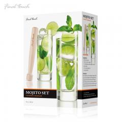 Set 2 pahare mojito cu mojar FTA 1835
