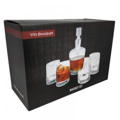 Set decantor si 4 pahare whisky FIA 362