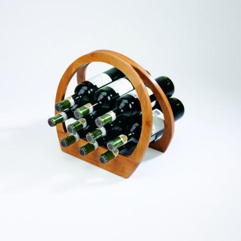 Suport pentru sticle de vin din lemn